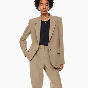 Wilfred Generation Blazer in Heather Grey Taupe